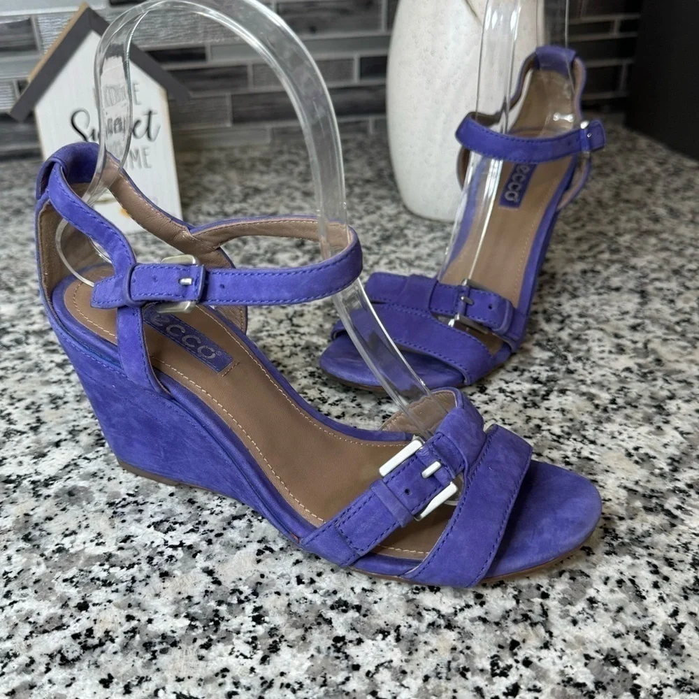 Ecco | Purple Wedge Heel Size 36